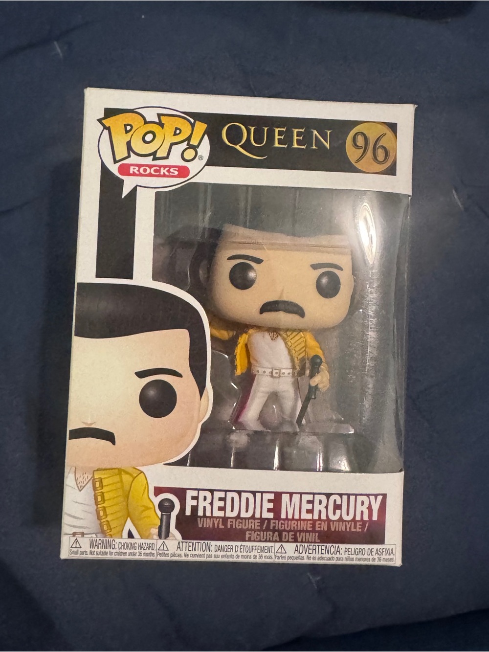 ❤️Funko Pop! Rocks Freddie Mercury Vinyl Figure - Yellow, White